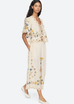Adonna Embroidery Pants