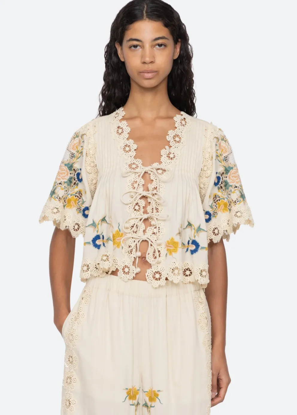 Adonna Embroidery Top