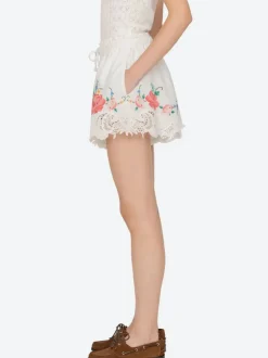 Astrid Embroidery Shorts