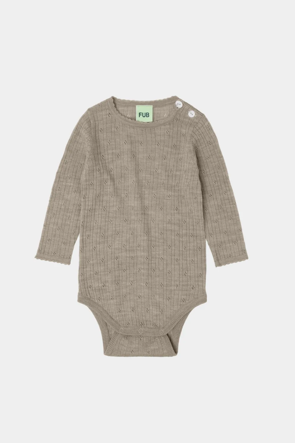 Baby Pointelle Merino Body