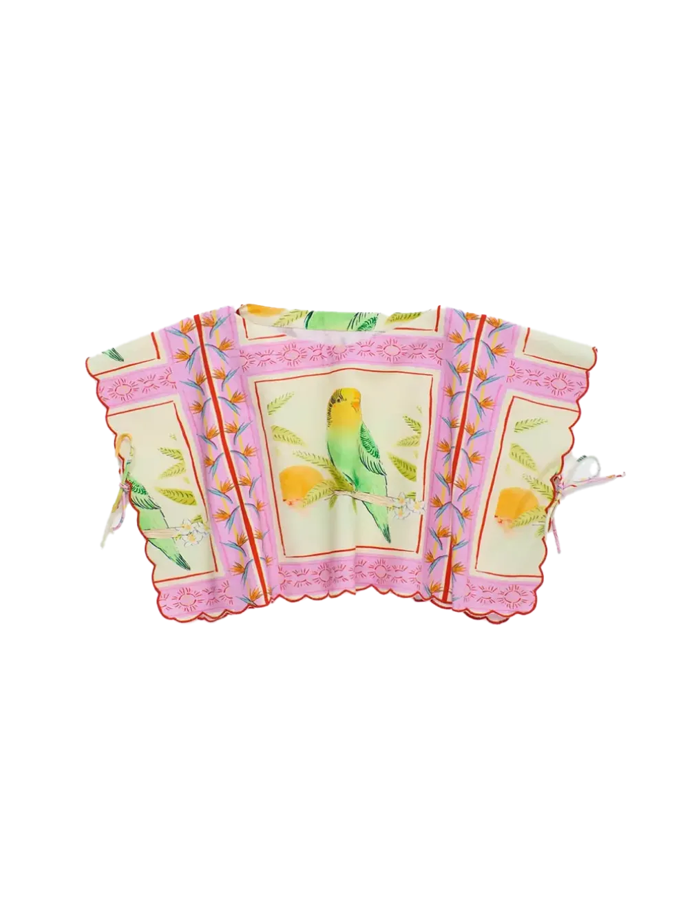 Birds Patchwork Top