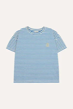 Blue Stripes Oversized Tshirt