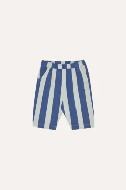 Blue Stripes Washed Baby Trousers