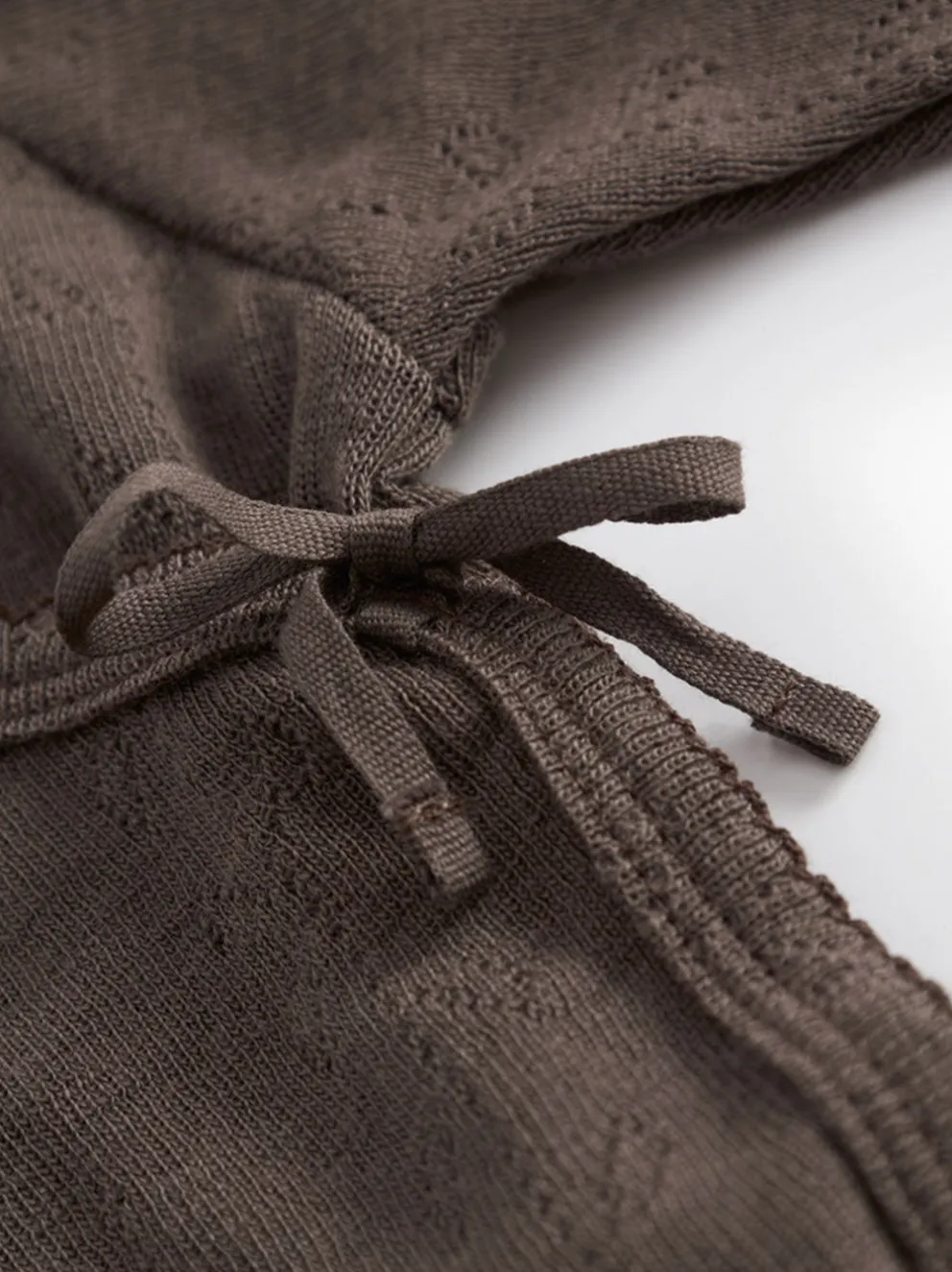 Body kopertowe z wełny merino Belita Pointelle