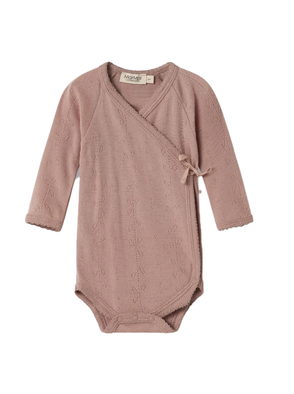 Body kopertowe z wełny merino Belita Pointelle