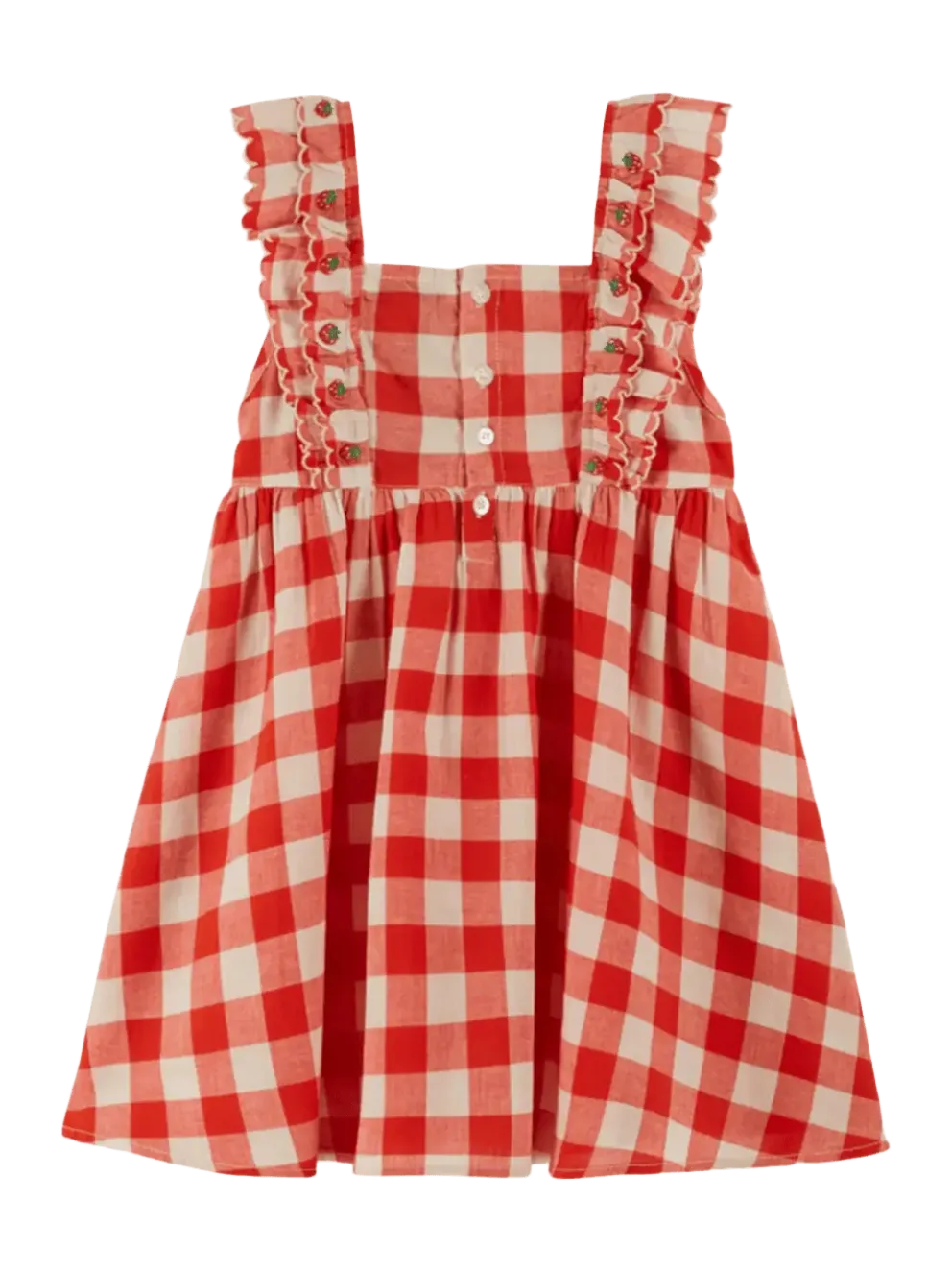 Carreau Embroidery Dress