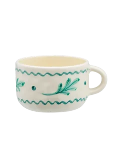 Ceramiczny kubek do cappuccino Leaf