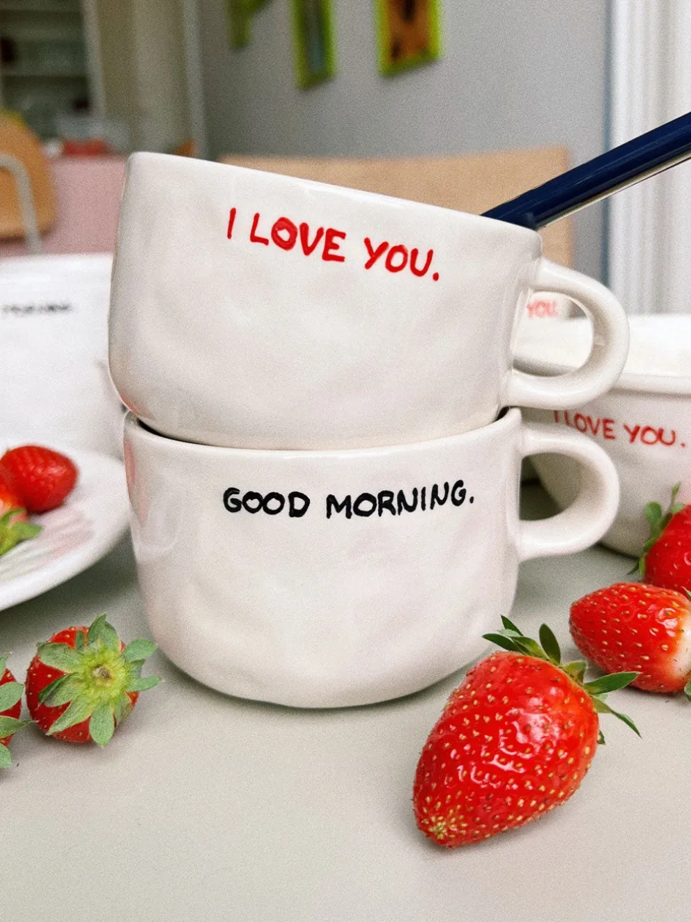 Ceramiczny kubek do cappuccino Good Morning