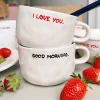 Ceramiczny kubek do cappuccino I Love You