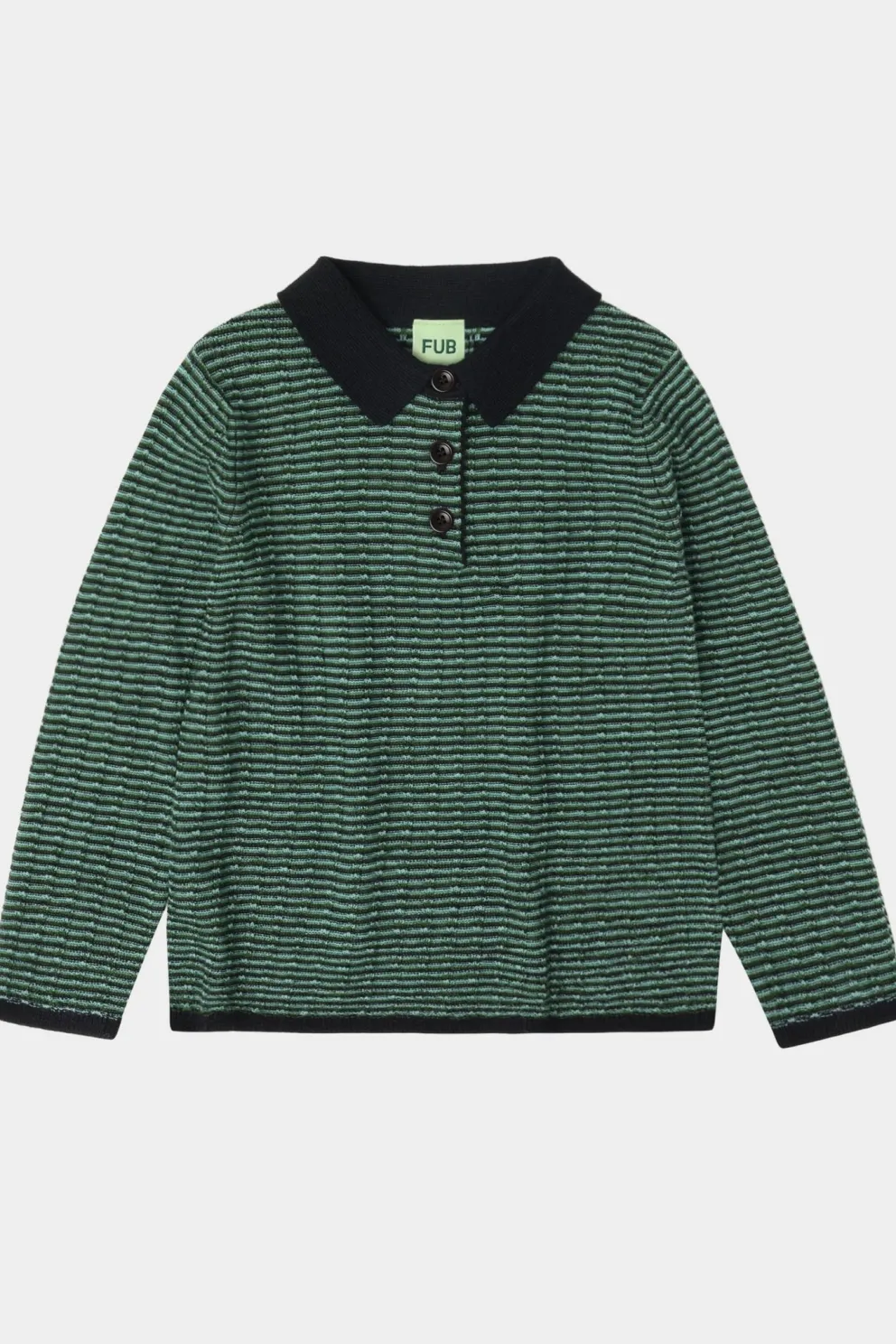 Cienka bluza z wełny merino Polo Shirt