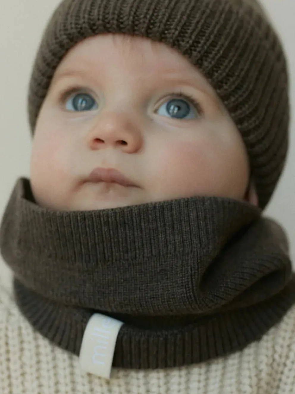 Cienki komin z wełny merino Fine Loop Scarf
