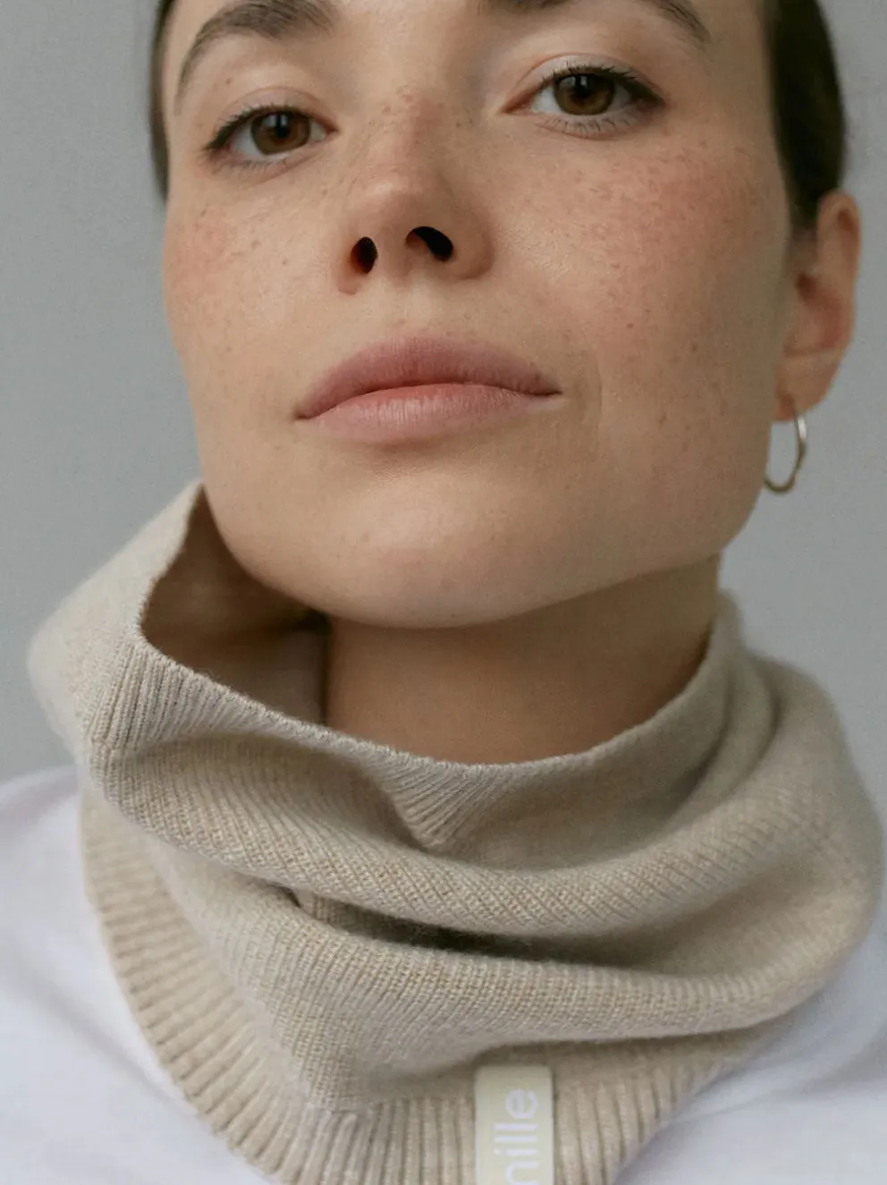 Cienki komin z wełny merino Fine Adult