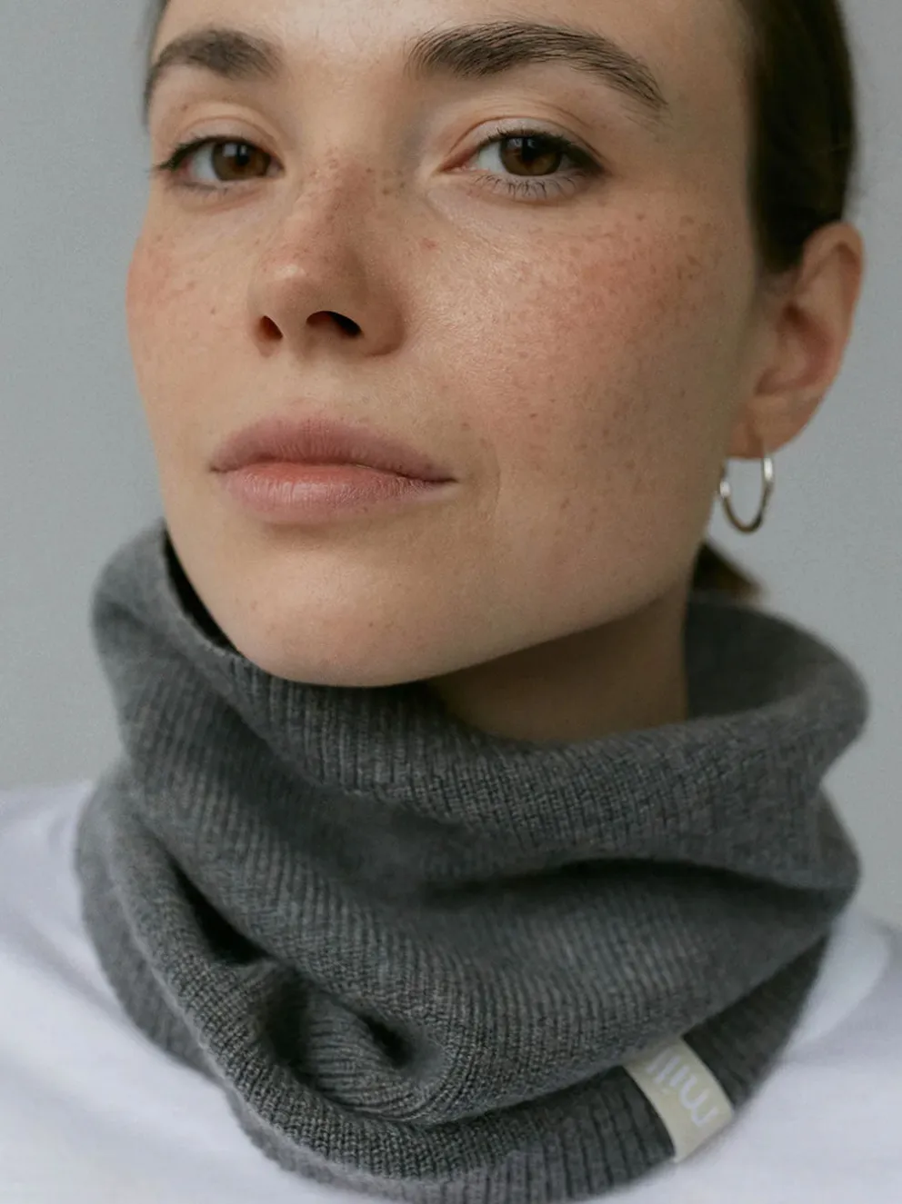 Cienki komin z wełny merino Fine Adult