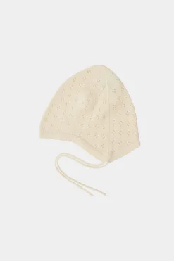 Czapeczka niemowlęca z merino Baby Pointelle Hat