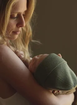 Czapka niemowlęca merino Beanie Newborn 0+