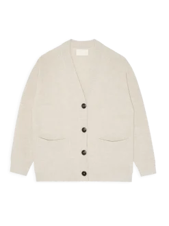 Damski kardigan oversize z wełny merino