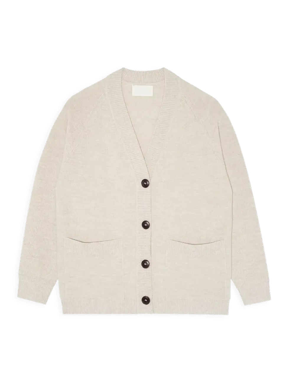 Damski kardigan oversize z wełny merino