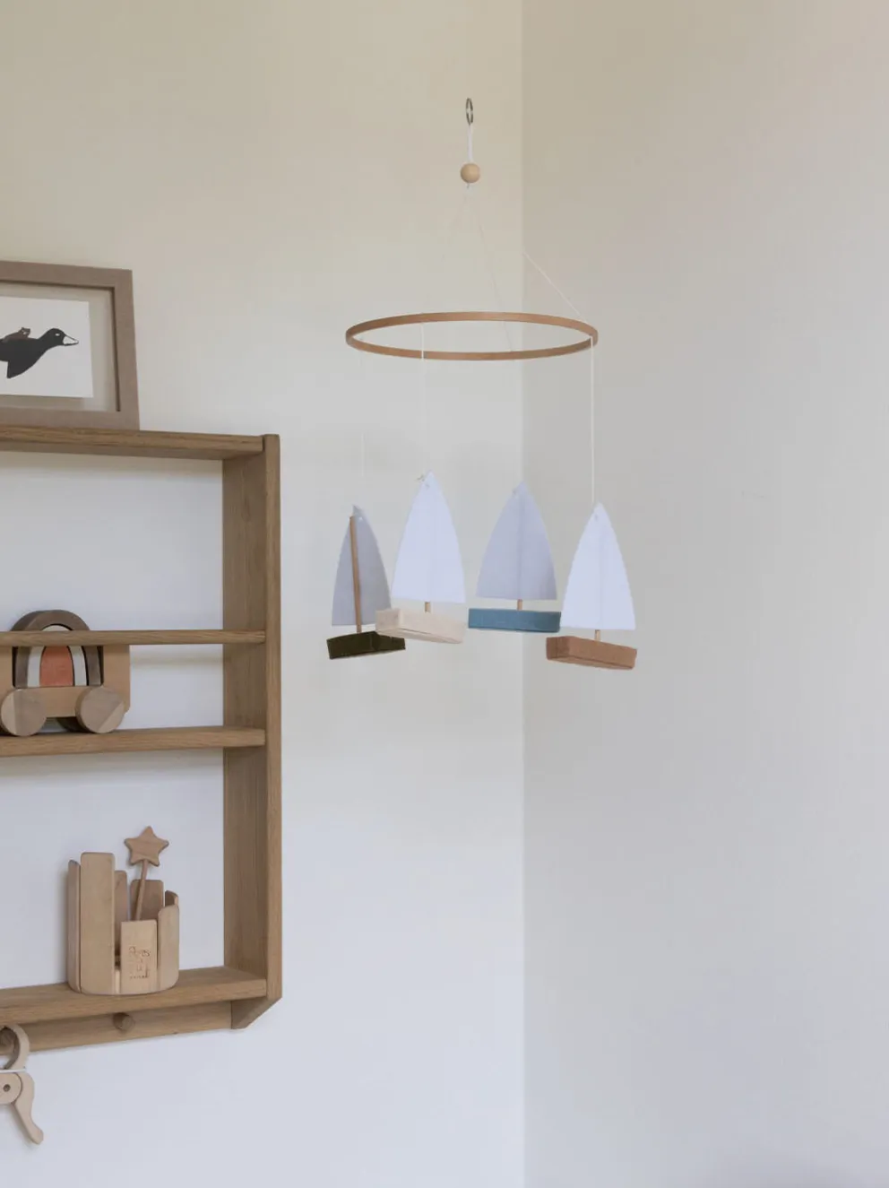 Dekoracyjny mobil Sailboats