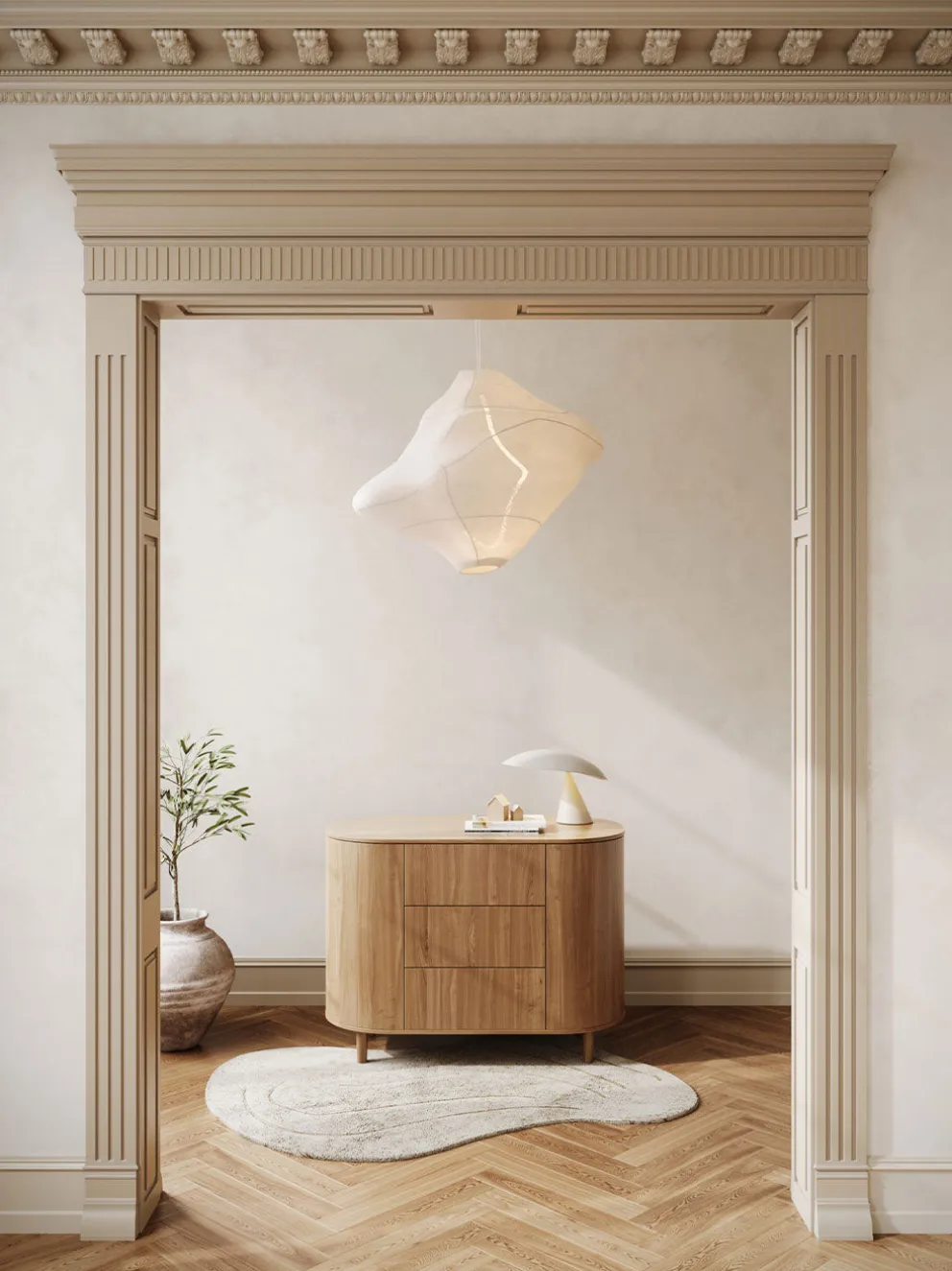Drewniana komoda Kai Dresser