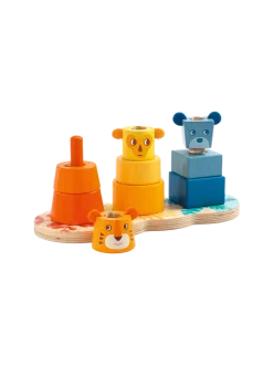 Drewniana układanka zwierzątka Multi Stack