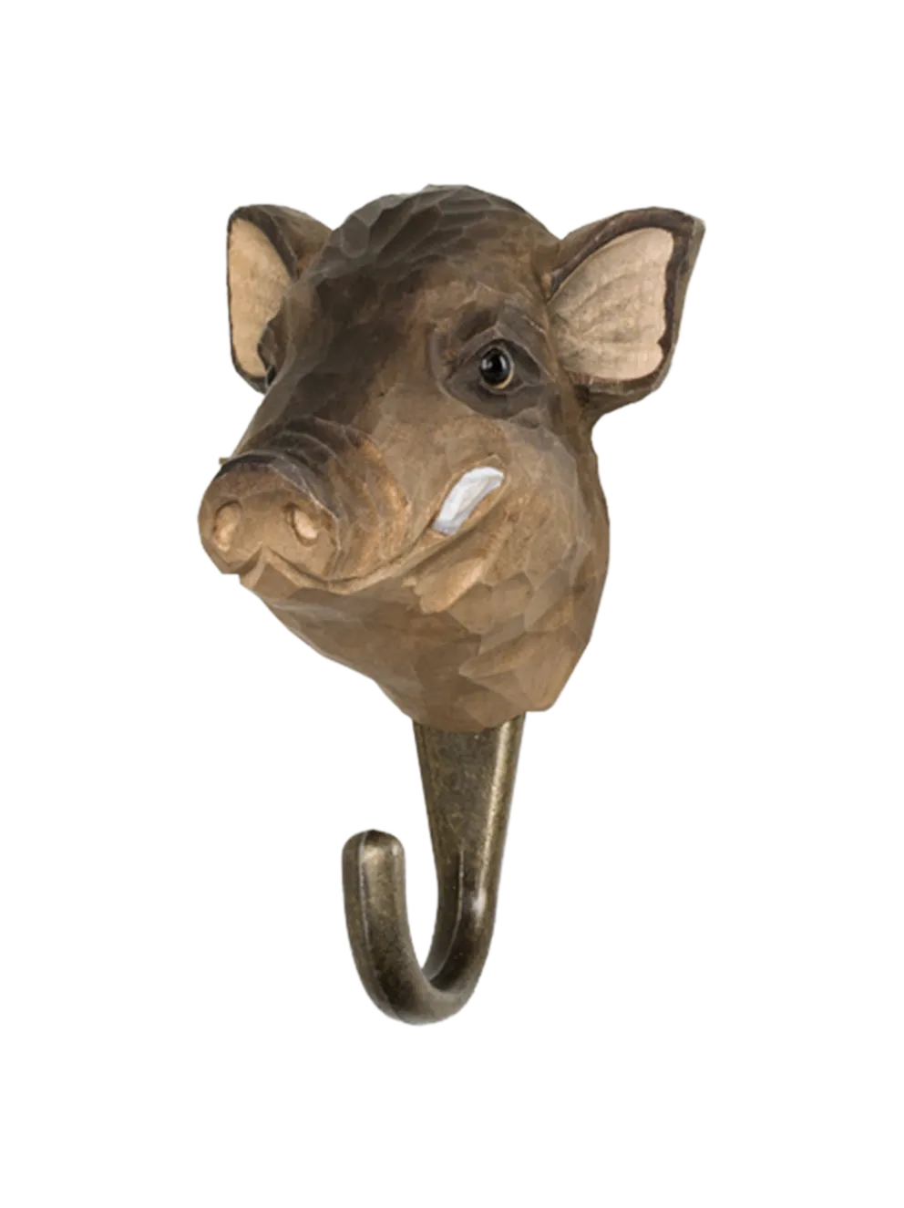 Drewniany haczyk Dzik