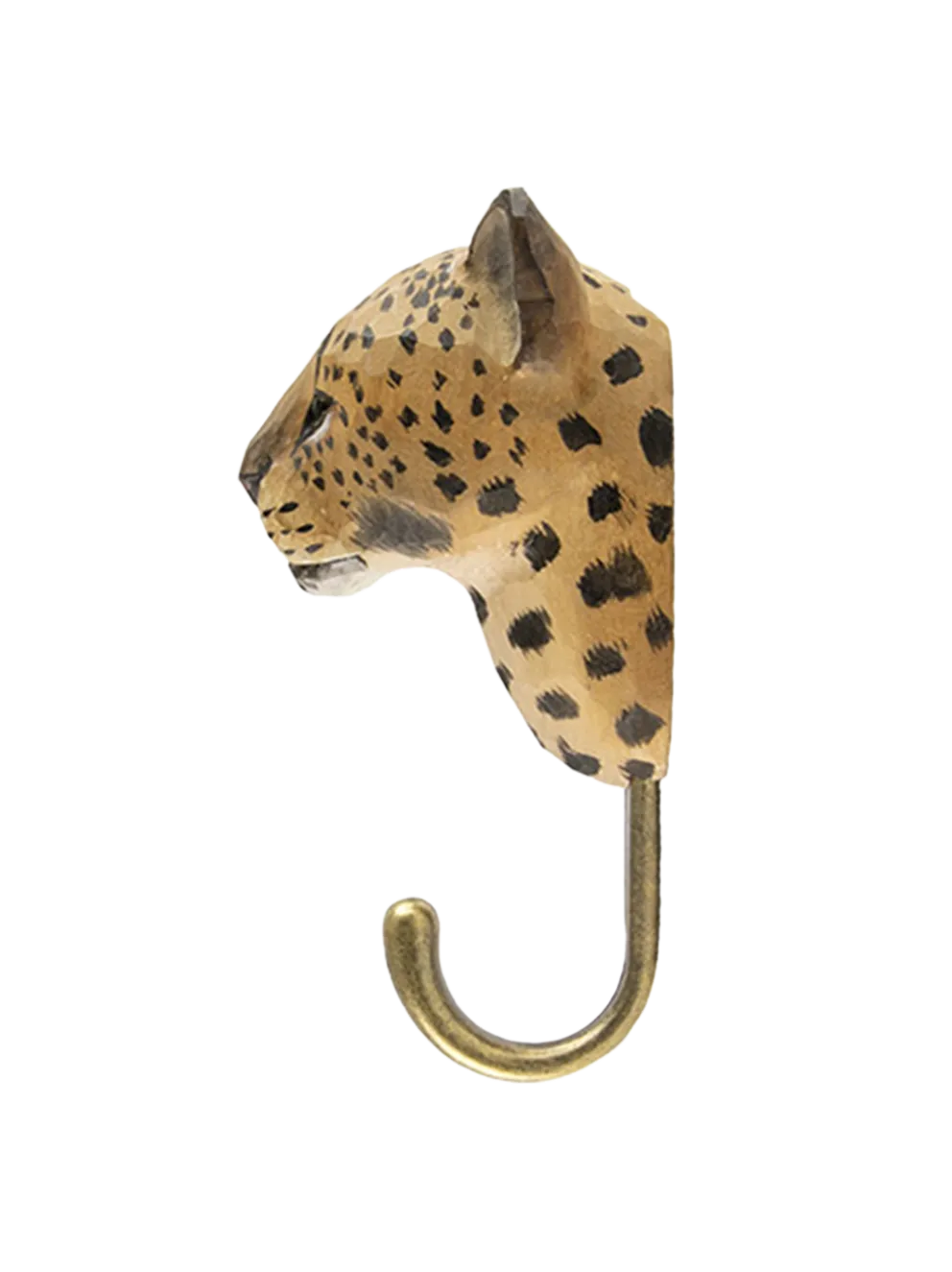 Drewniany haczyk Leopard