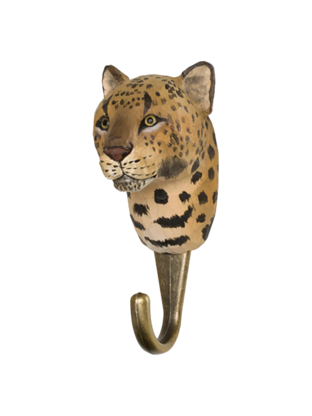 Drewniany haczyk Leopard