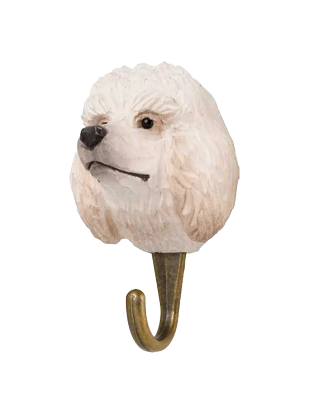 Drewniany haczyk Pudel