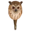 Drewniany haczyk Sowa
