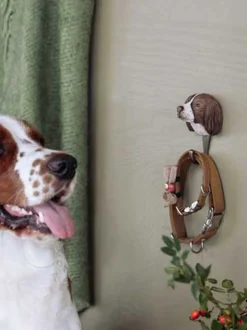 Drewniany haczyk Springer Spaniel
