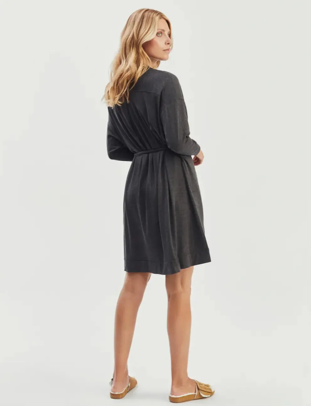 długi miękki cardigan