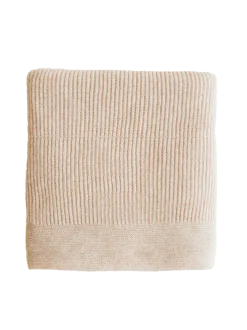 Duży koc z wełny merino Gaston