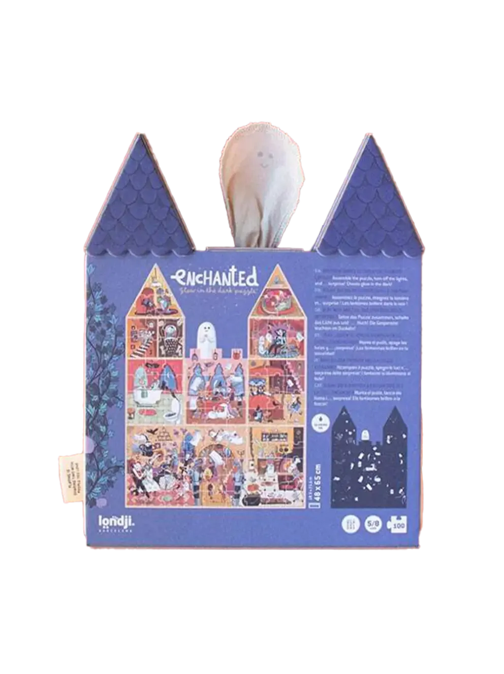 Dwustronne puzzle świecące w ciemności Enchanted
