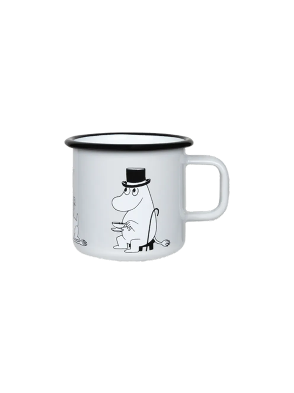 Emaliowany kubek retro Moomin 3.7 dl