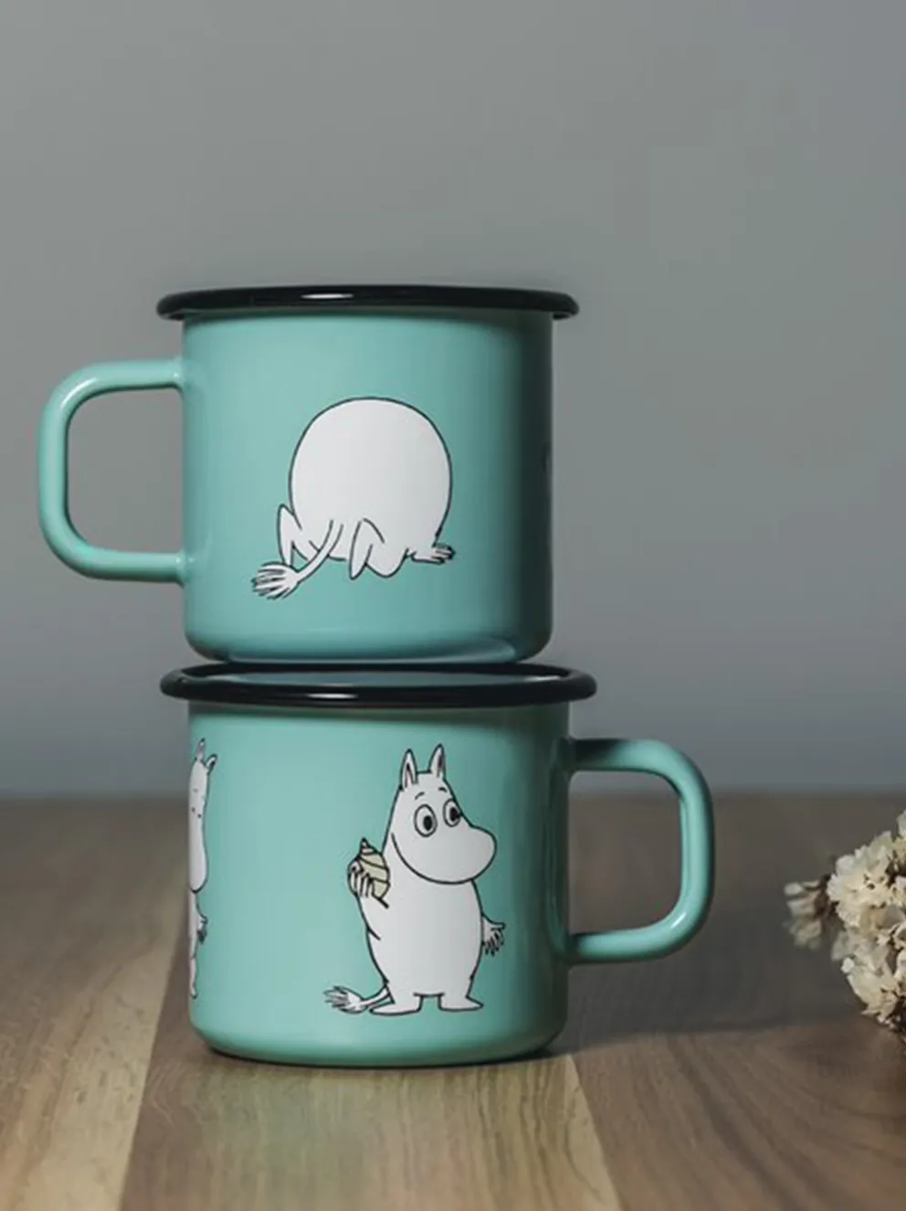 Emaliowany kubek retro Moomin 3.7 dl