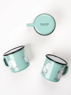 Emaliowany kubek retro Moomin 3.7 dl
