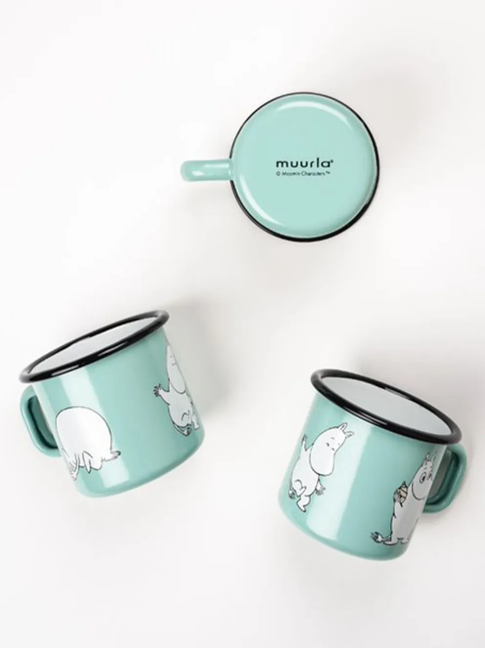 Emaliowany kubek retro Moomin 3.7 dl