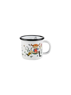 Emaliowany kubek retro Pippi 1.5 dl