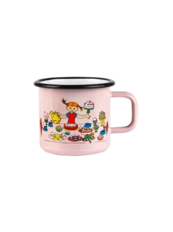 Emaliowany kubek retro Pippi 3.7 dl
