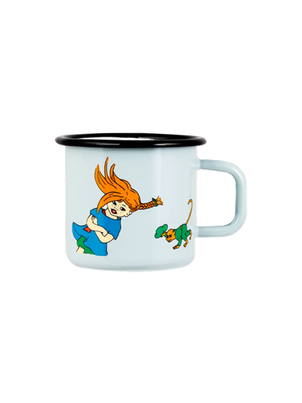 Emaliowany kubek retro Pippi 3.7 dl