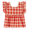 Embroidery Carreau Blouse
