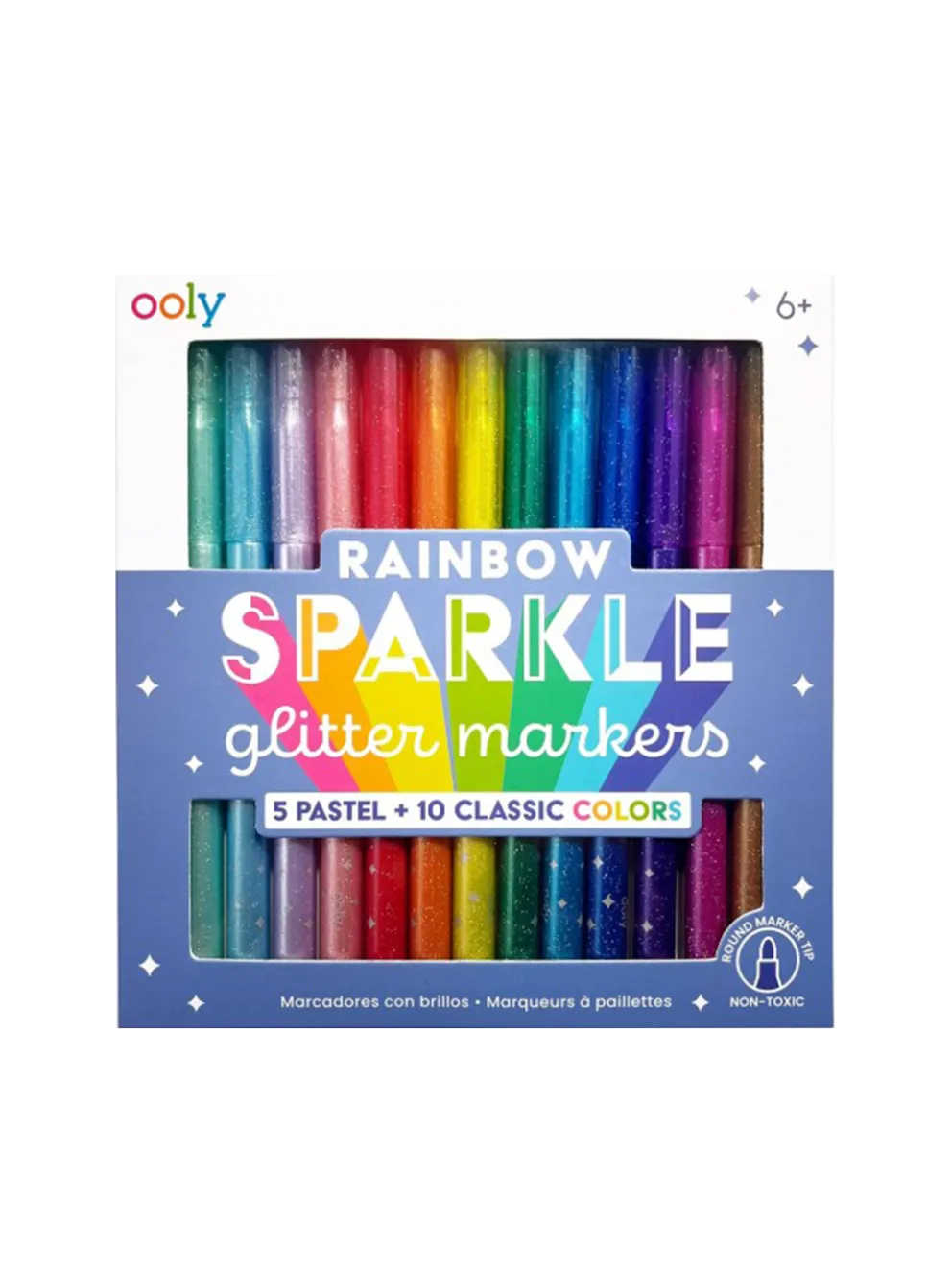 Flamastry brokatowe Rainbow Sparkle