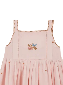 Fleurs Embroidery Dress