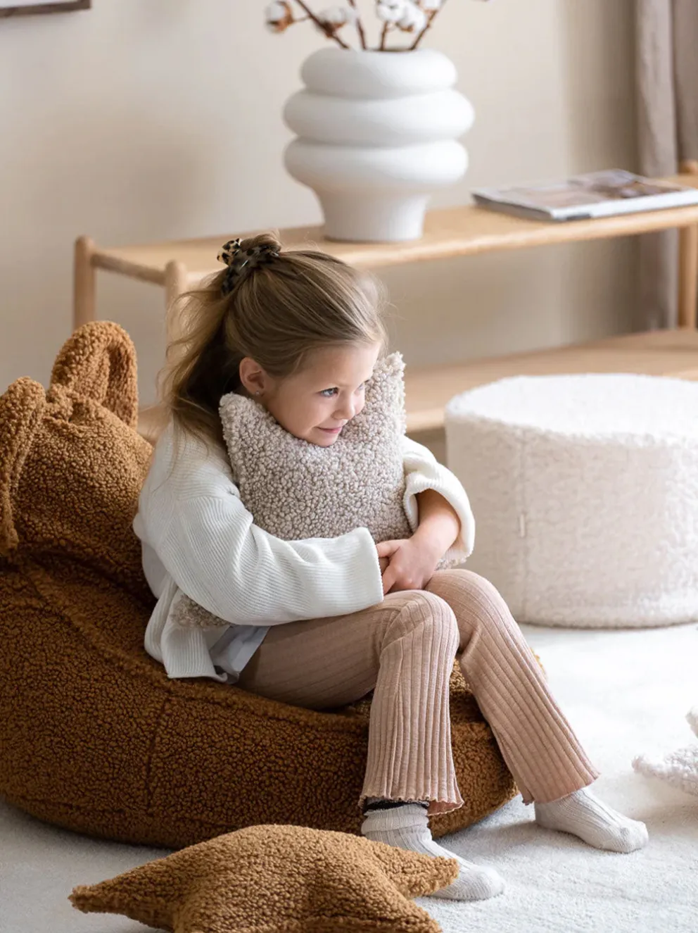 Fotel pufa dla dzieci Beanbag Bear Chair