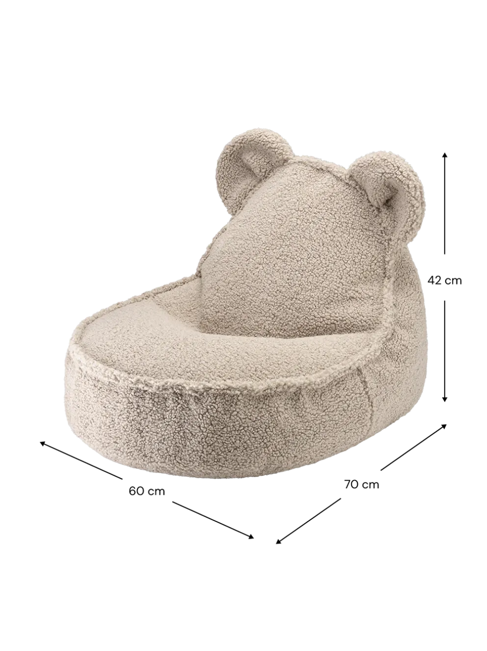 Fotel pufa dla dzieci Beanbag Bear Chair