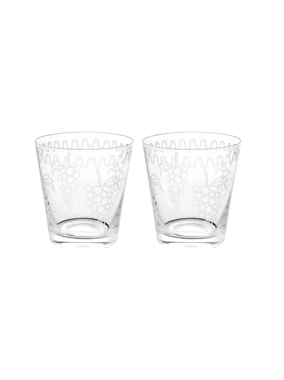 Grapevine Water Glass Set of 2