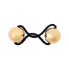 Gumka do włosów Amina Elastic Golden