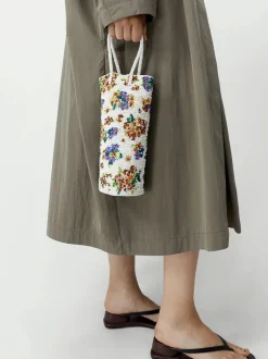 Handmade Beaded Bag Pensamiento