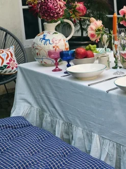 Holiday Ruffle Tablecloth