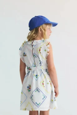 Jacinthe Dress Multicolor Embroidery